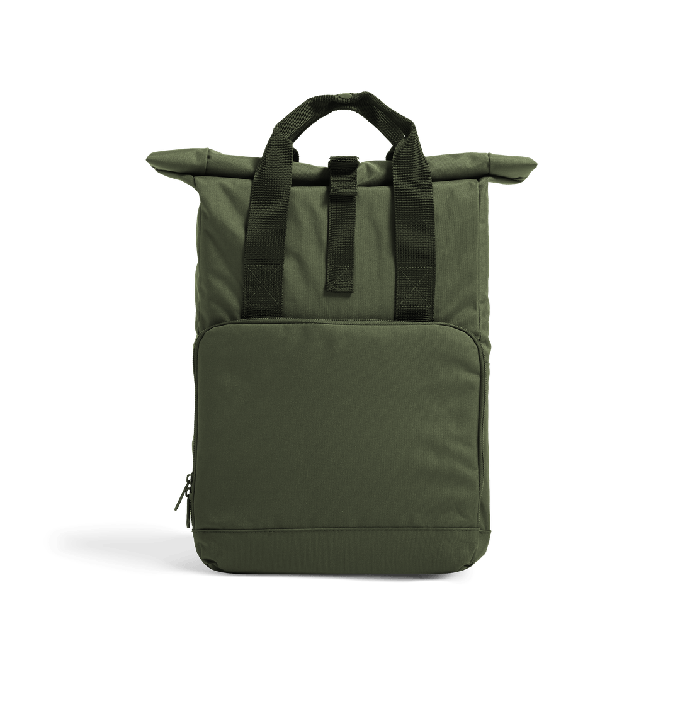 Recycled Twin Handle Roll Top Backpack from Lost in Samsara