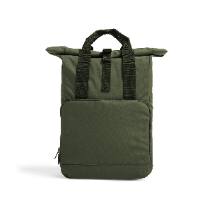 Recycled Twin Handle Roll Top Backpack from Lost in Samsara
