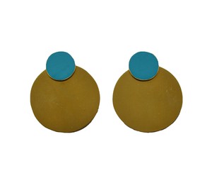 LIS Exclusive Coloured Round Statement Earrings from Lost in Samsara