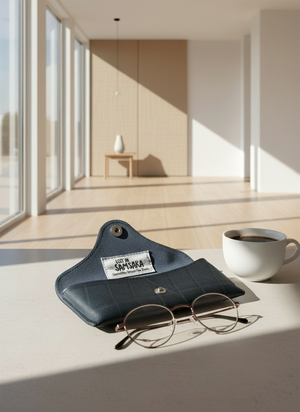 Upcycled Tyre Glasses Case from Lost in Samsara