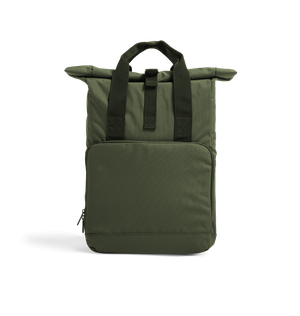Recycled Twin Handle Roll Top Backpack from Lost in Samsara