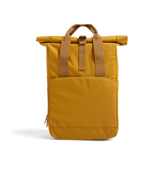 Recycled Twin Handle Roll Top Backpack from Lost in Samsara