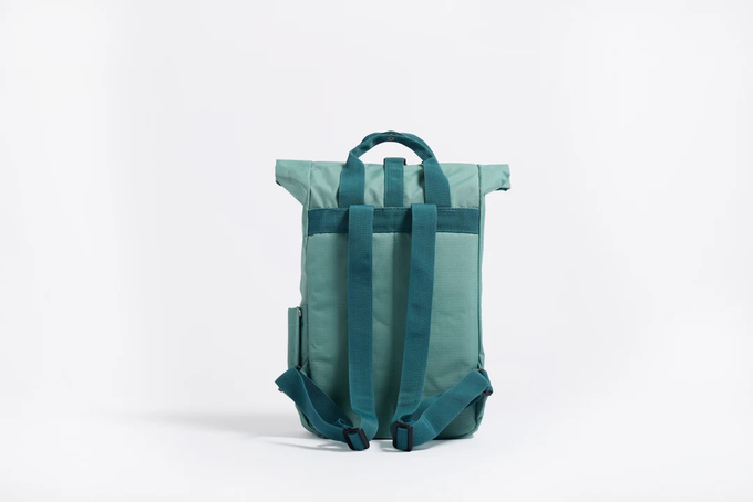 Recycled Twin Handle Roll Top Backpack from Lost in Samsara