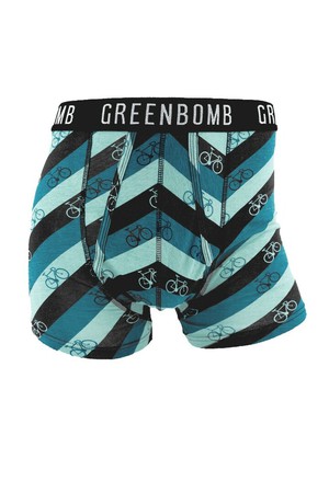Greenbomb boxershort bike stripes - blue- from Lotika