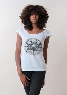 eye cap sleeve tee-shirt via madeclothing
