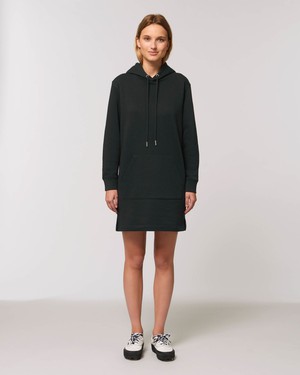 Hoodie dress black from madeclothing