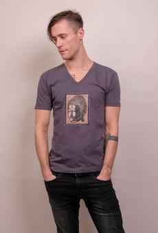 buddha v-neck tee-shirt via madeclothing
