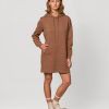 Hoodie dress cinnamon from madeclothing