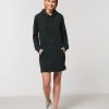 Hoodie dress black from madeclothing
