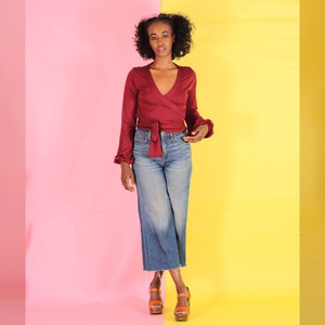 Tencel Wickelshirt Runa/berry from ManduTrap