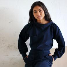 Blauer Cordpullover Cana via ManduTrap
