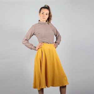 Tellerrock Thara aus Tencel in senfgelb from ManduTrap