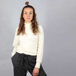Turtleneck Pullover Sona in  creme weiß from ManduTrap