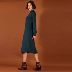Tencel Turtleneck Kleid Nooah in petrol from ManduTrap
