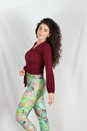 Tencel Wickelshirt Runa/berry from ManduTrap