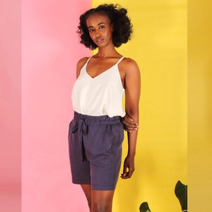 Tencel Shorts Alohma/ blau from ManduTrap
