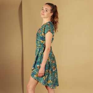 Asymmetrisches Wickelkleid Line aus Bio Baumwolle (kbA) from ManduTrap