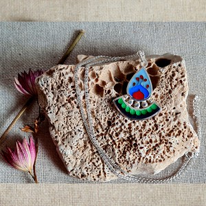 Minanqari Kette aus 925 Silber, handgefertigte Vintage-Unikat im Folklore Design. from ManduTrap