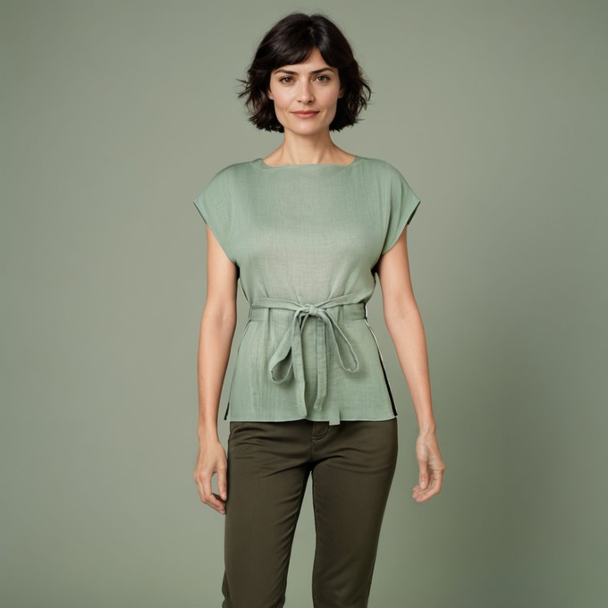  Zero Waste Wickelbluse Deda – wandelbar, nachhaltig & vielseitig kombinierbar from ManduTrap