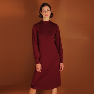 Tencel Turtleneck Kleid Noaah in berry from ManduTrap