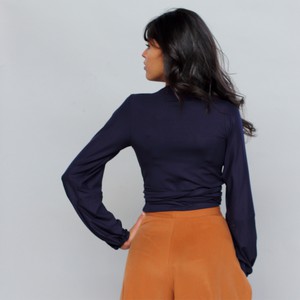 Tencel Wickelshirt Runa blau from ManduTrap