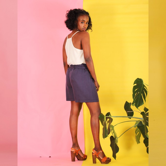 Tencel Shorts Alohma/ blau from ManduTrap