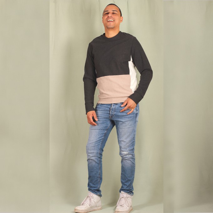 Sweater Miilo Grau/Sand from ManduTrap
