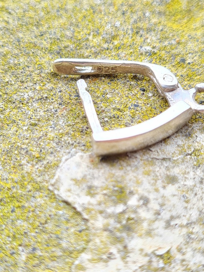 Ohrringe 925 Silber – Minanqari, handgefertigte Vintage-Unikate in Tropfenform from ManduTrap