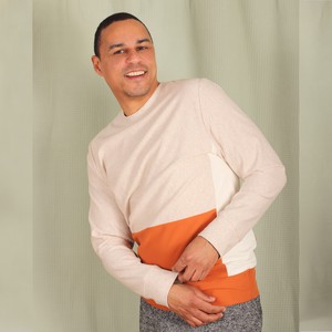 Sweater Miilo Sand/Cognac from ManduTrap