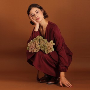 Tencel Wickelkleid Tara in berry from ManduTrap