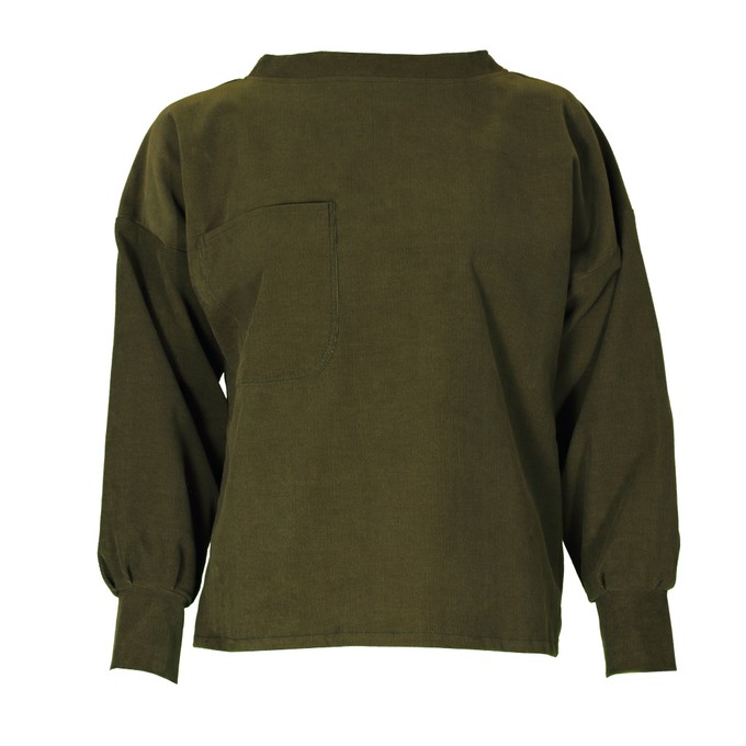 Grüner Cordpullover Cana from ManduTrap