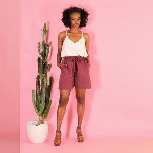 Tencel Shorts Alohma/ berry from ManduTrap