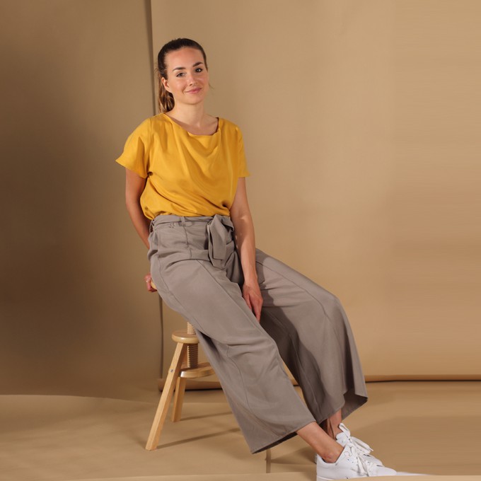 Tencel Hose Janina in Khaki from ManduTrap