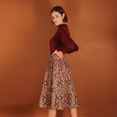 Floraler Midi-Rock Marni aus Bio Baumwolle (kbA) via ManduTrap