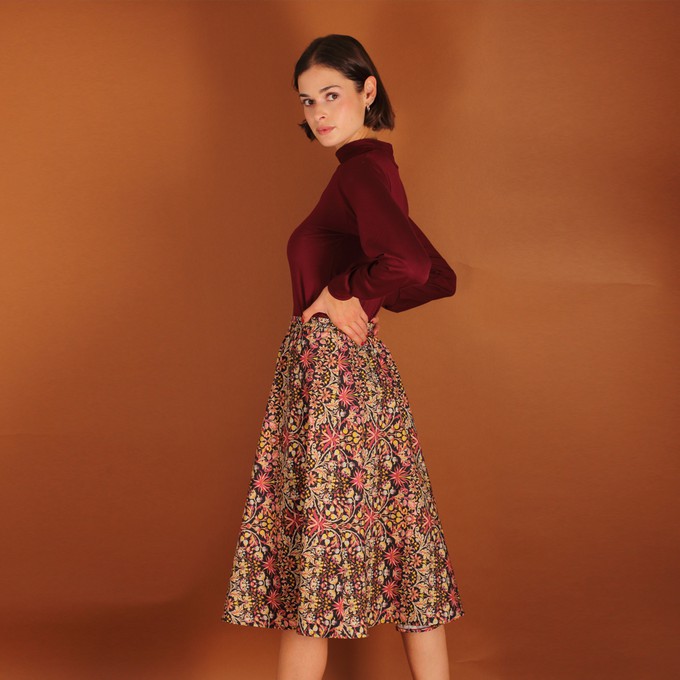Floraler Midi-Rock Marni aus Bio Baumwolle (kbA) from ManduTrap