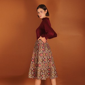 Floraler Midi-Rock Marni aus Bio Baumwolle (kbA) from ManduTrap