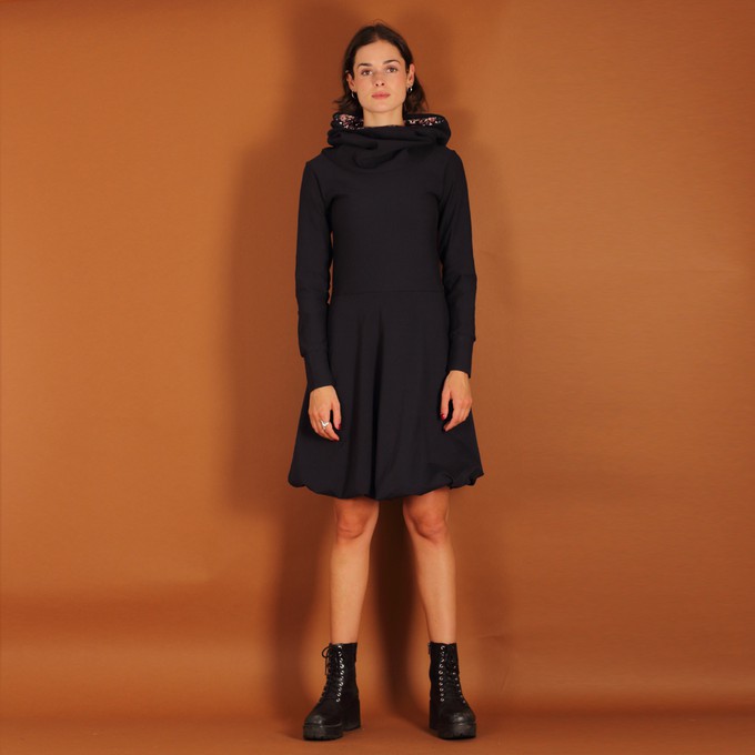 Ballonkleid mit Kapuze/Hoodie in dunkelblau from ManduTrap
