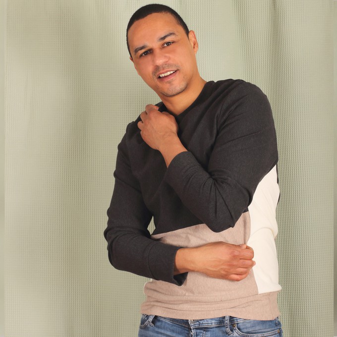 Sweater Miilo Grau/Sand from ManduTrap