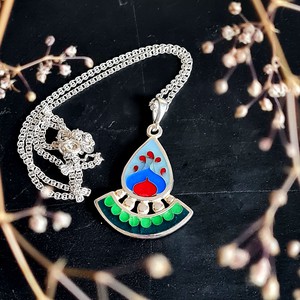 Minanqari Kette aus 925 Silber, handgefertigte Vintage-Unikat im Folklore Design. from ManduTrap