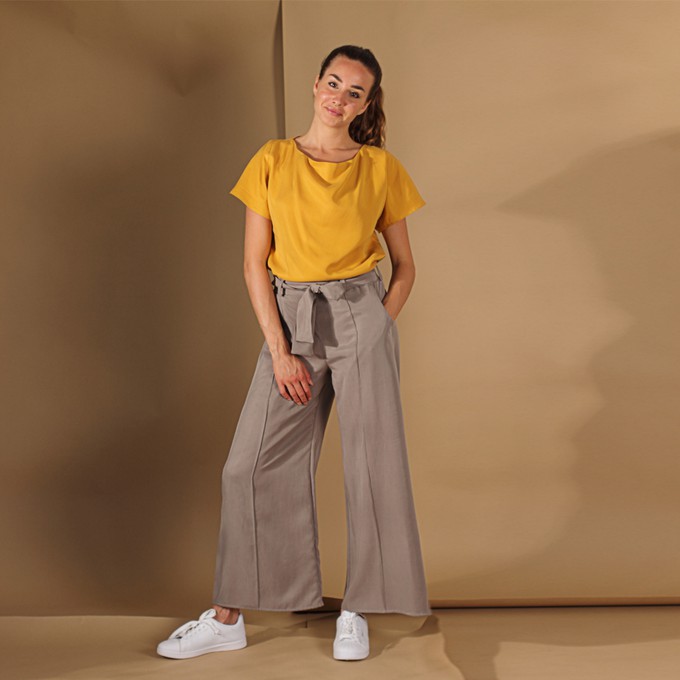 Tencel Hose Janina in Khaki from ManduTrap