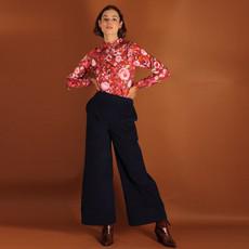 Florales Longsleeve Kimberlé aus Biobaumwolle kbA via ManduTrap