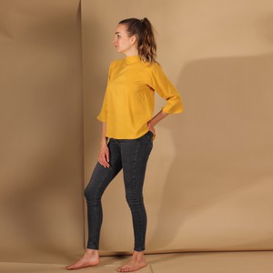 Tencel Bluse Juma in Senfgelb from ManduTrap