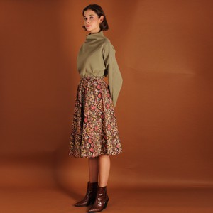 Stehkragen Pullover Dori aus einem Waffelstoff in olive from ManduTrap