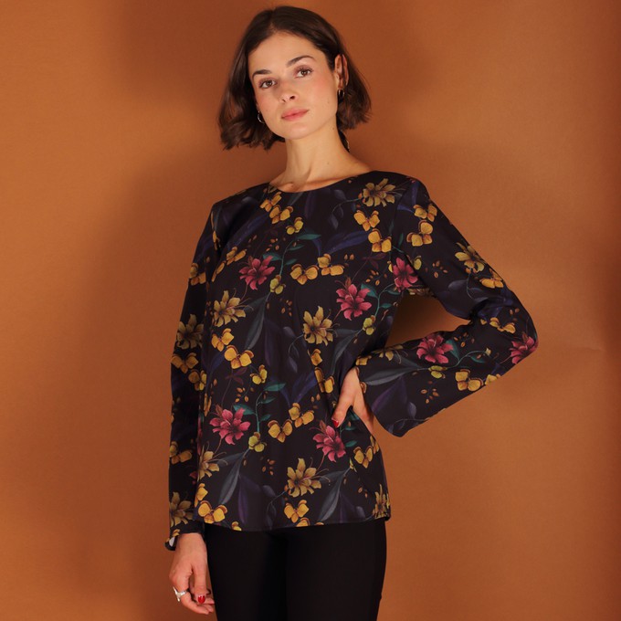 Florale Bluse Lanah aus Biobaumwolle kbA from ManduTrap