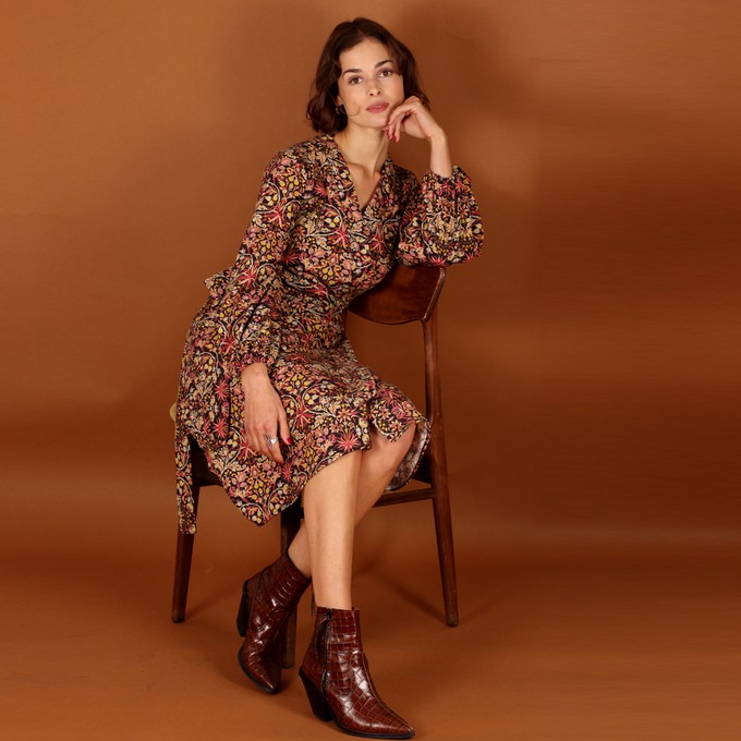 Florales Wickelkleid Marni aus Bio Baumwolle (kbA) from ManduTrap