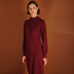 Tencel Turtleneck Kleid Noaah in berry from ManduTrap