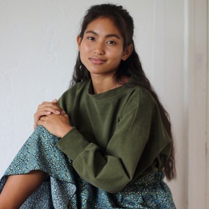 Grüner Cordpullover Cana from ManduTrap