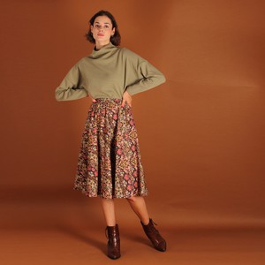 Stehkragen Pullover Dori aus einem Waffelstoff in olive from ManduTrap