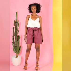 Tencel Shorts Alohma/ berry from ManduTrap
