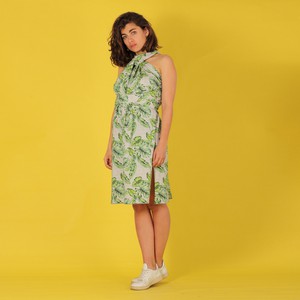 Sommer Wickelkleid „Leafs“  mit Blättermuster from ManduTrap